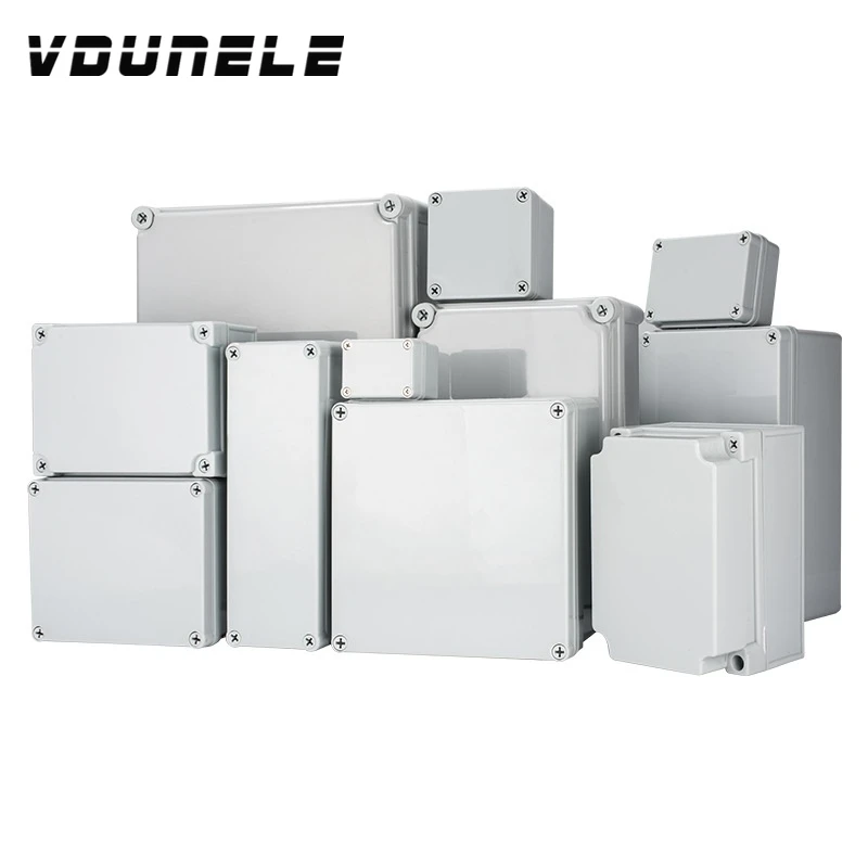 Waterproof  Junction Box ABS Electronic Project Instrument Case Electrical Outdoor IP67 Project Box Plastic Enclosures Housing