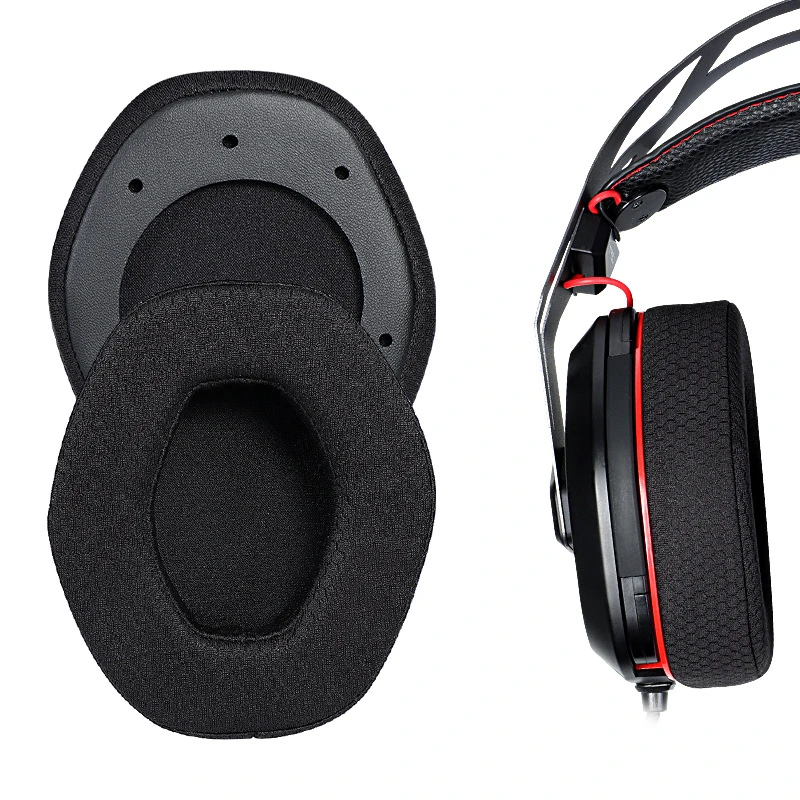 

1 пара чехлов для наушников Steelseries Siberia S18, наушники с креплением на голову, компьютерная игровая гарнитура, губчатый чехол