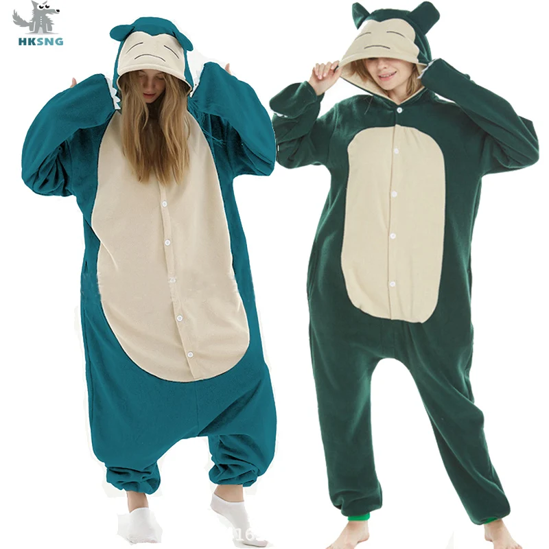 Adult Stitch Mike Duck Onesies Cosplay Shark Cat Fox Kigurumi Turtle Pajamas Monkey Cartoon Costumes Jumpsuits Christmas Hooded