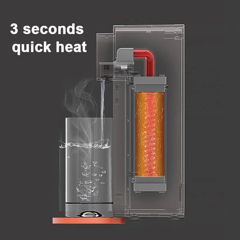 M2 plus موزع الماء الساخن الفوري 2000 واط مكتب منزلي محمول موزع الماء المغلي 220 فولت غلاية كهربائية صغيرة للسفر