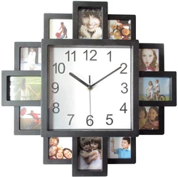 New Large Wall Clock Photo Frame Modern Design 3d Clocks Living Room Home Decor Picture Display Create Valentines Day Gift