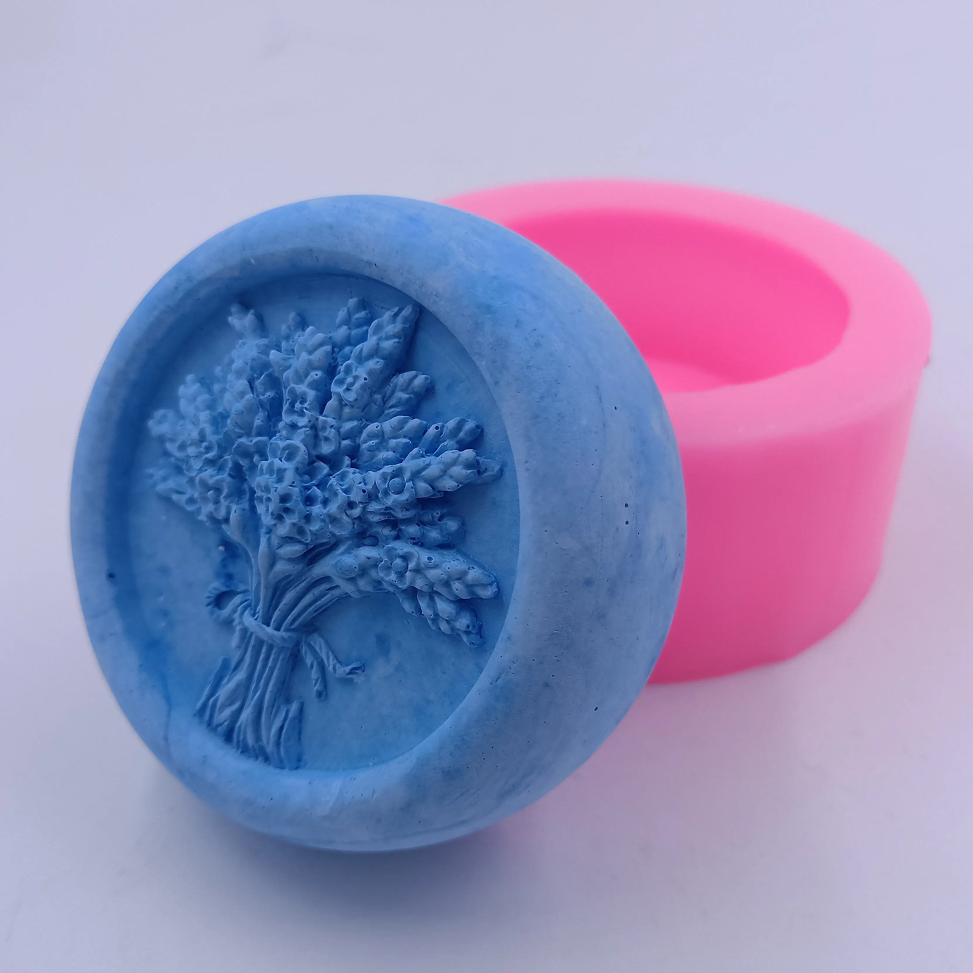 Bouquet Design Homemade Bar Soap Mold Scented Candle Wax Melt Molds Gypsum Decorating Craft Silicone Mold