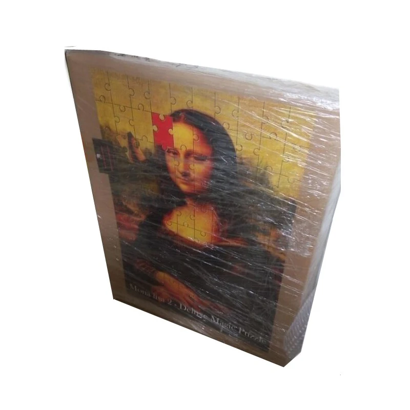 Magic Tricks Mona Lisa 2 -Puzzle Product-Stage Props Illusion Drawing Gimmick