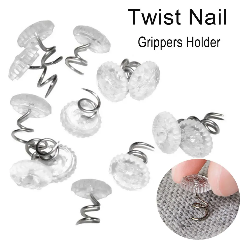 20Pcs Home Hardware Upholstery Sofa Cushion Fixing Nail Grippers Holder Wrench Pins Fixed Fastener