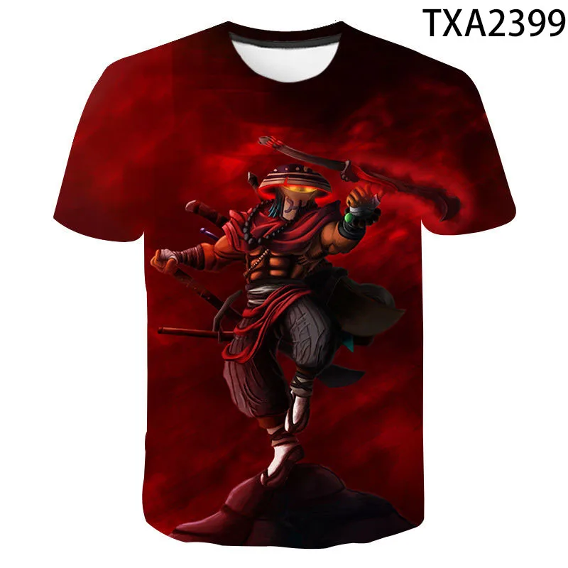 2021 New 3D Dota 2 Printed T-shirt Men Women Children Games T Shirts Short Sleeve Harajuku Streetwear Tops Oversized