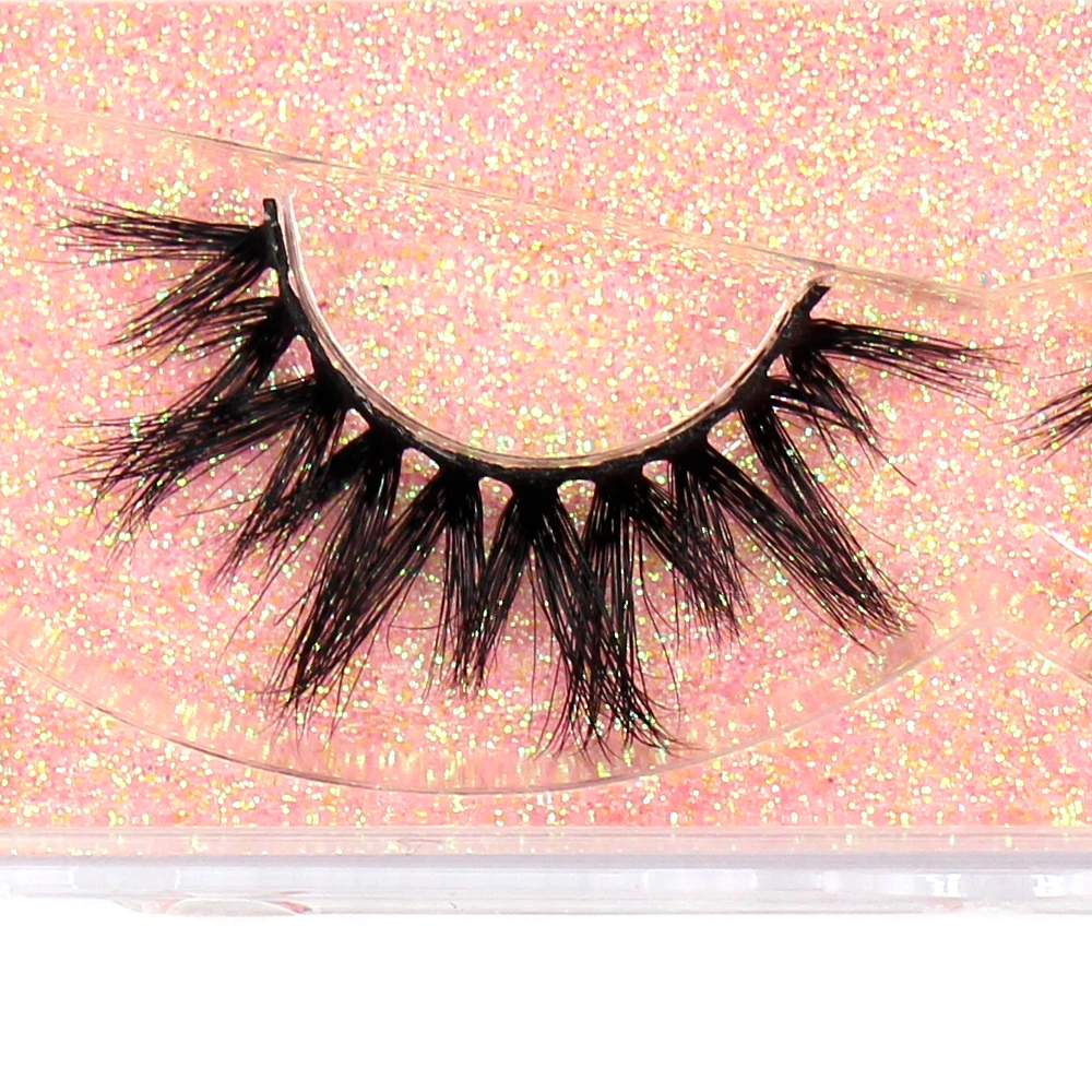 FOXESJI Makeup 3D Lashes Mink Eyelashes Cruelty free Handmade Fluffy Dramatic False Eyelashes Eye Lashes Cross Mink Lashes K03