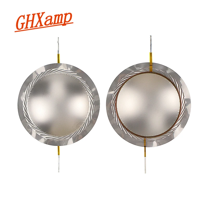 GHXAMP 75 Core Tweeter Speaker Voice Coil Titanium Film 8ohm 74.5mm Treble Speaker Round Wire Diaphragm For Stage Audio 2pcs