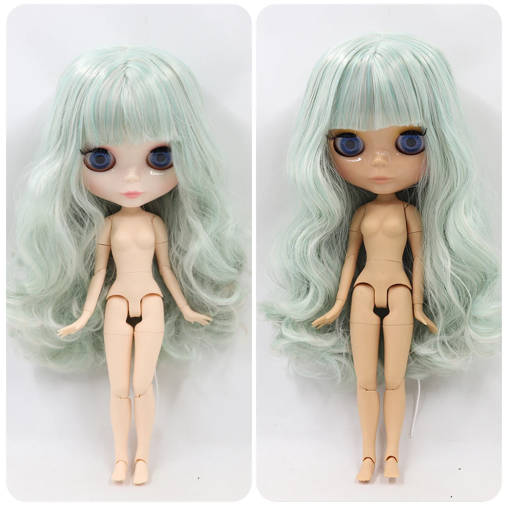 ICY DBS blythe Doll No.4006/2352 verde misto giallo chiaro corpo comune 1/6 BJD