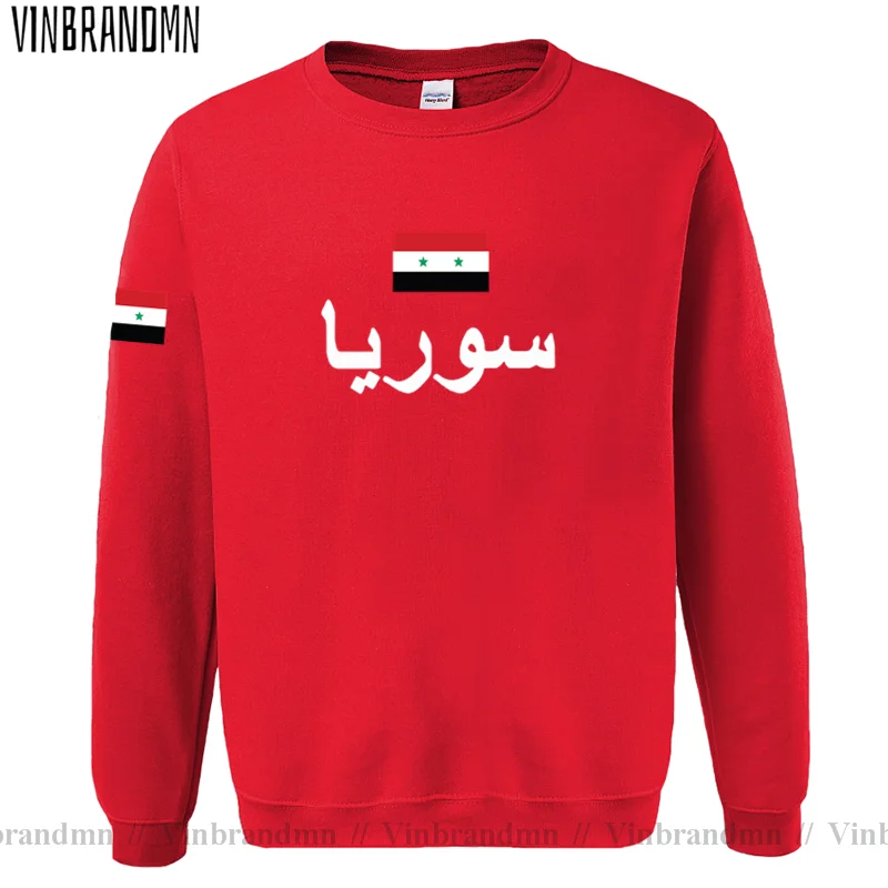 Syrian Arab Republic Syria hoodies men sweatshirt sweat new hip hop streetwear tracksuit nation footballer sporting SYR Arabic