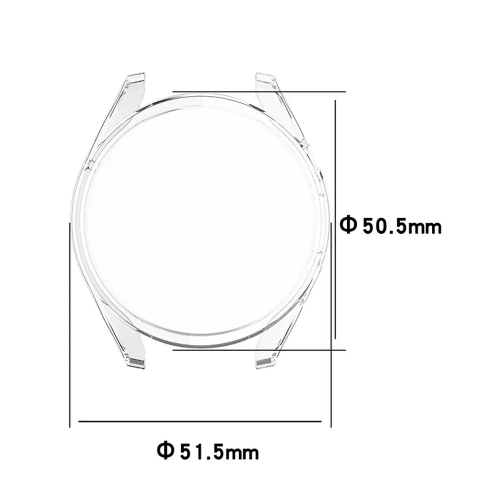 Housing Shell Cover TPU All-inclusive Electroplating Protective Case for Huawei Watch3 Pro Watch