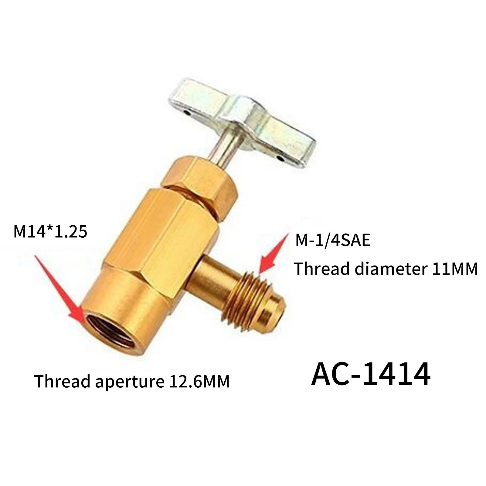 R134A Car Air Conditioning Refrigerant Charging Hose Kit Or M14 Bottle Opening Adapter Car Accessories Dropshipping