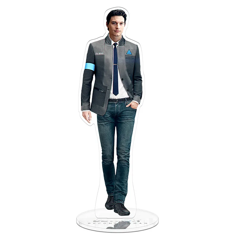 21cm Detroit Become Human Character Stand Toy Acrylic Double Side Action Figure Collection Toys