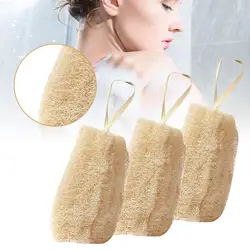 Natural Loofah Sponge Body Exfoliating Scrubber Dish Scouring Pad Bath Sponge Biodegradable Loofah Sponge For Kitchen Bathroom