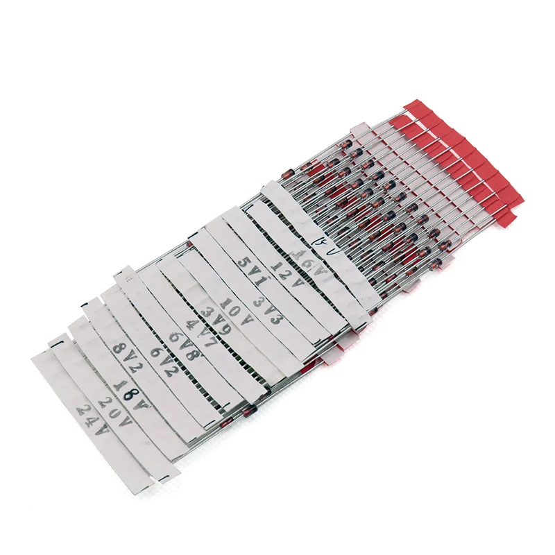 14 Waarden * 10Pcs = 140Pcs 1W Zenerdiode Kit Doen-41 3.3V-30V Component Diy Kit Gratis Verzending