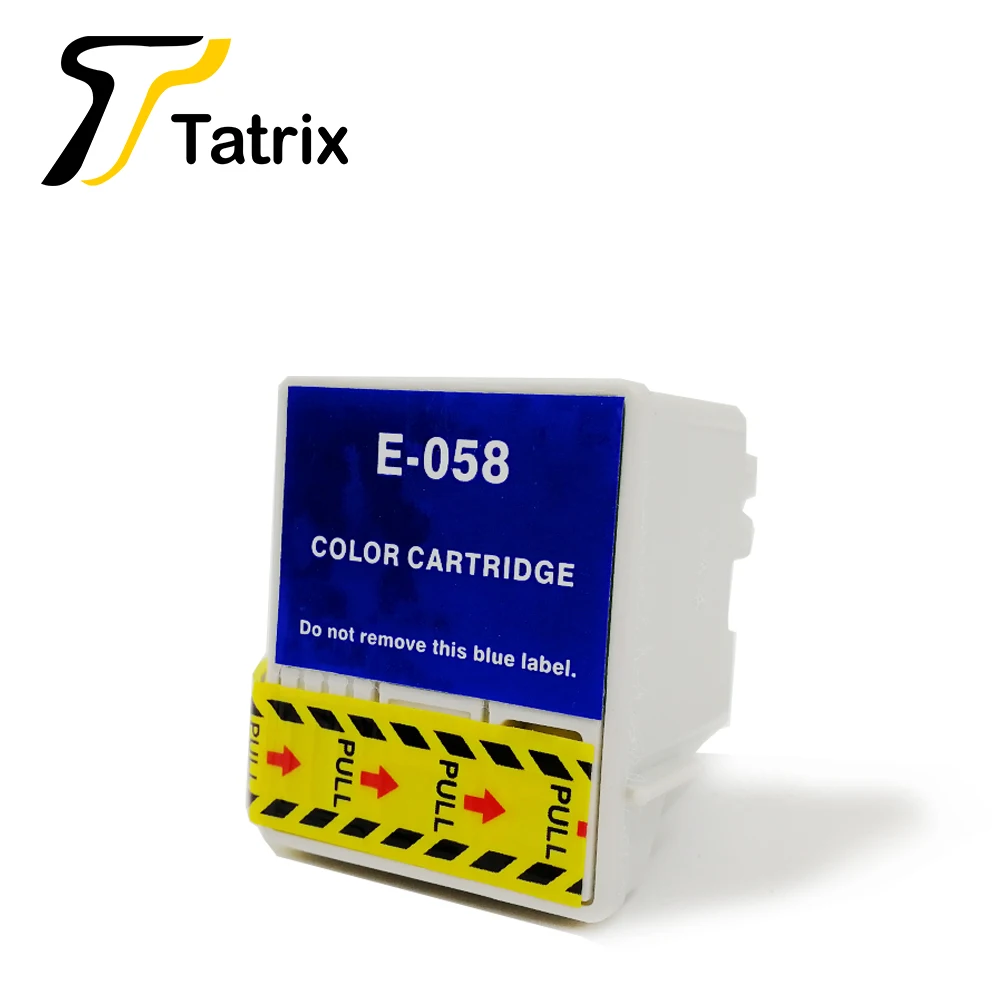 خرطوشة حبر متوافقة مع Epson T057 T058 من Tatrix لإبسون ME1، ME100، ME1+ إلخ. طابعة