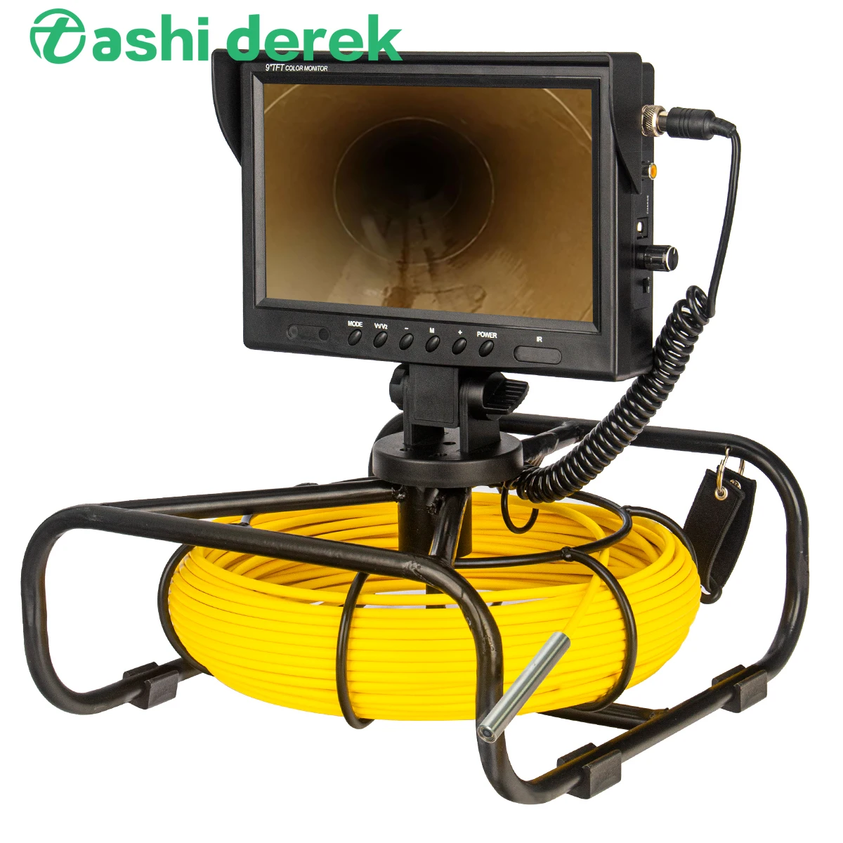 

Pipeline Drain Sewer & Wall Inspection Endoscope System Borescope Camera Video Recording Industrial Pipe Cam Cable Length Scale