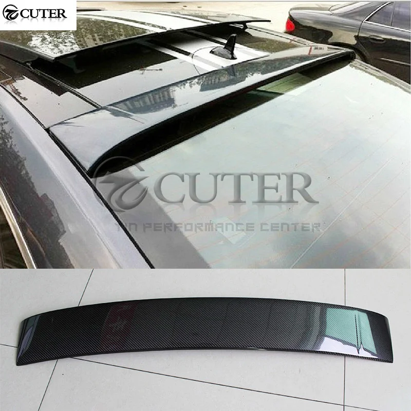 W207 E300 E350 Carbon Fiber Rear Spoiler Top Wing Roof Wing for Mercedes Benz W207 Coupe Lorinser Stlye 10-15