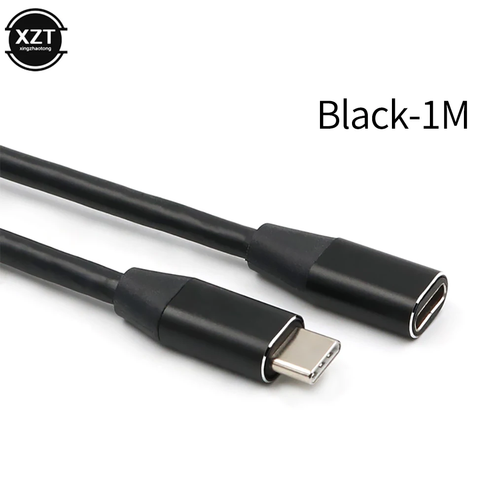 USB Data Cable Extension Cable Male to Female Type C Extender Cord Thunderbolt 3 for Nintendo Switch MacBook Type-C Charging