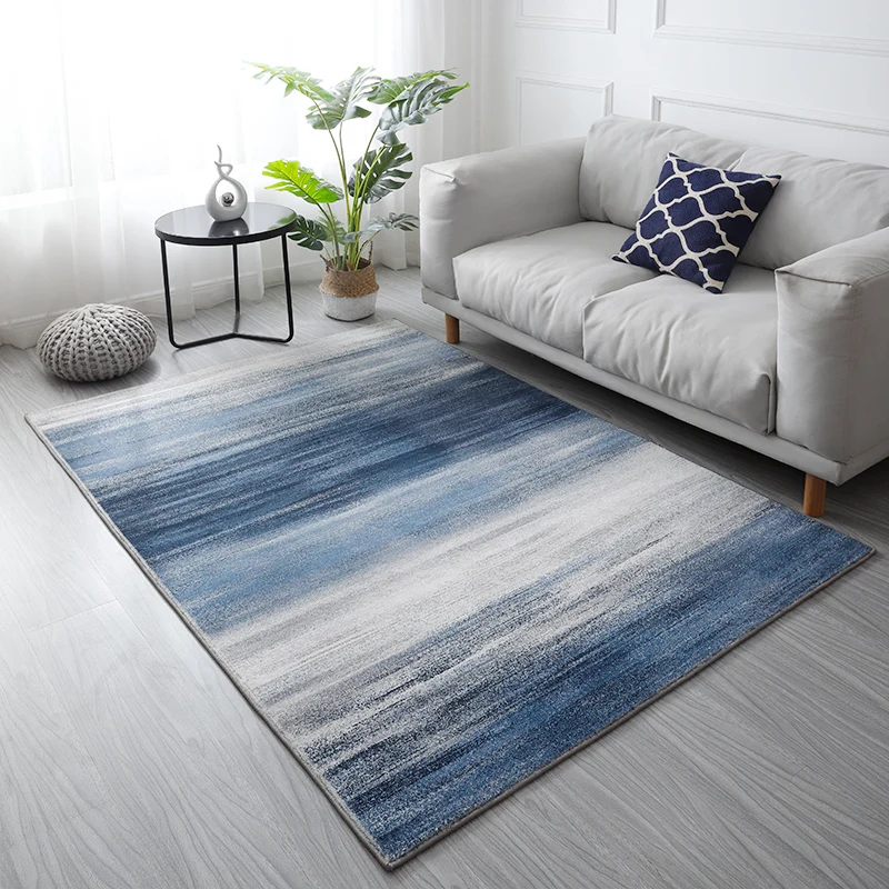 

Nordic Carpet Light Luxury For Living Room Modern Simple Bedroom Rug Gradient Coffee Table Floor Mat Abstract Bedside Blanket