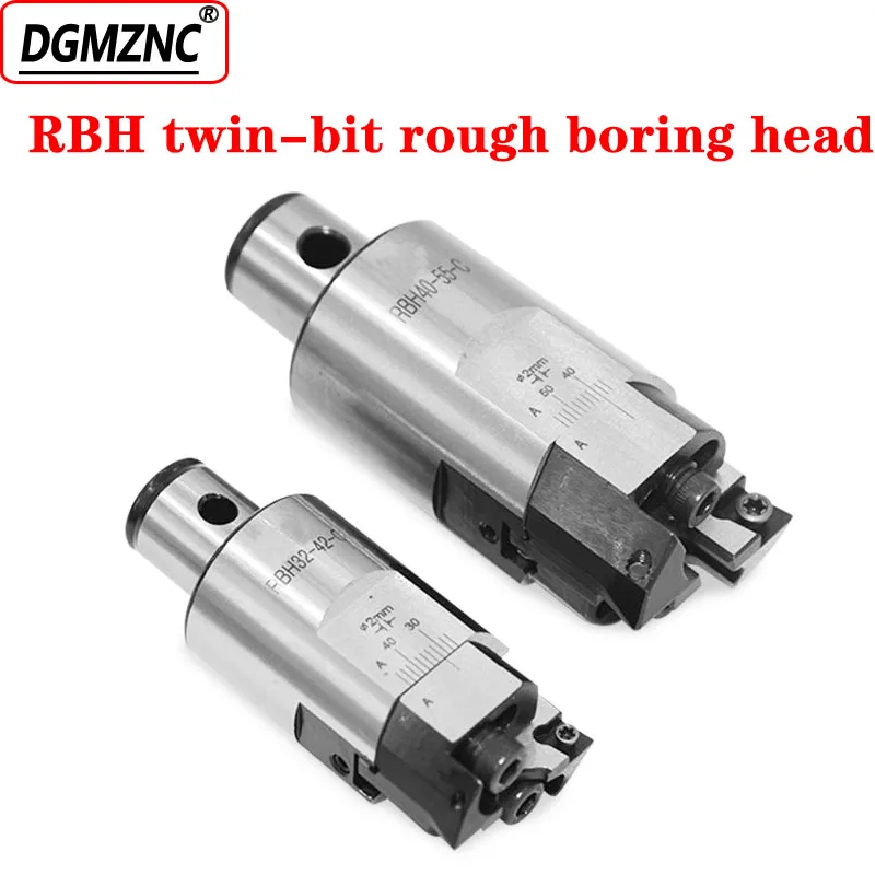 RBH19-25 Indexable Hai Hơi Thô Nhàm Chán Đầu Nhàm Chán Công Cụ Rang Từ 20-204Mm Cho Máy CNC Chán
