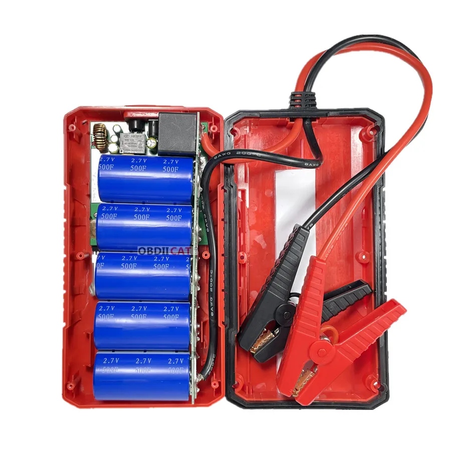 C158/C108 Jump Starter Supercapacitor Auxiliary Smart No-Battery Starter Auxiliary Car Starting Capacitor 12V Car Booster Tools