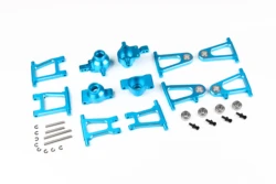 TT-01 CNC Aluminum Front Rear Suspension Arm Steering Hub Carrier set for 1/10 Tamiya RC Car TT01 Upgrade Parts