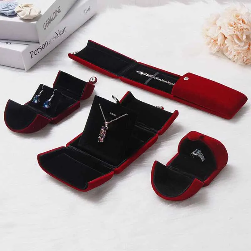 Multi Color High Grade Double Open Jewelry Box