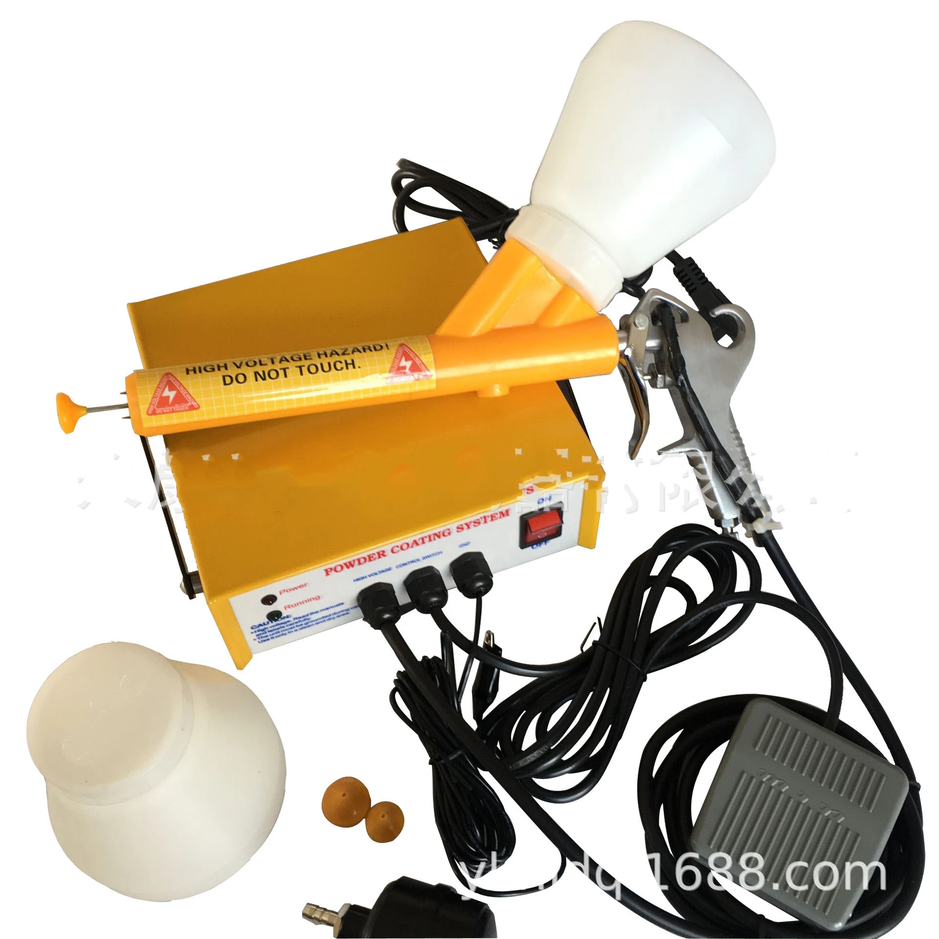 PC03-5 Gear Electrostatic Spraying Equipment Portable Manual Plastic Powder Spraying Machine