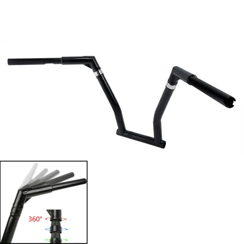 

14" Rise 32mm 1.25" Handlebar For Harley Dyna Wide Glide Switchback Fat Bob Softail FXSTB FLSTC FLSTF FXST 00-17