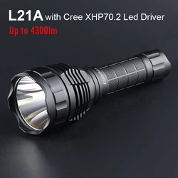 Convoy L21A with Cree XHP70.2 Led Linterna Flash Light High 21700 Flashlight Powerful Torch  Lanterna Camping Fishing Work Lamp