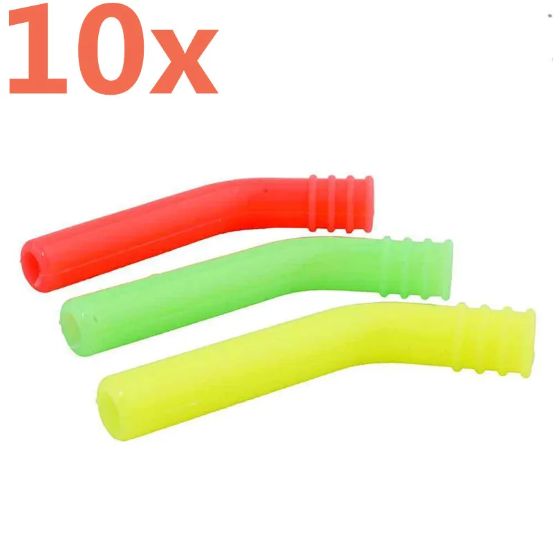 10Pcs Rc Uitlaatpijp Extension Silicone Tube Voor Hsp 1/8 1/10 Schaal Modellen Nitro Rc Auto 02026 85789 102009 02124