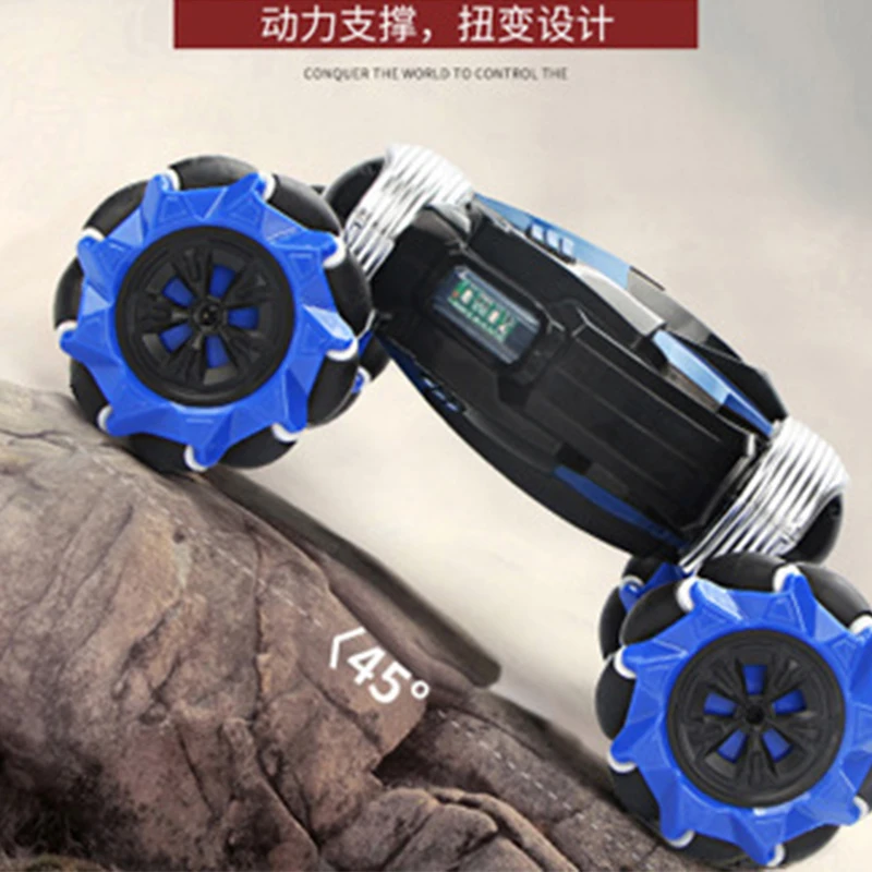 

4WD RC Stunt Car Watch Control Gesture Induction Deformable Electric RC Drift Car Transformer Car Toys for Kids with LED Light