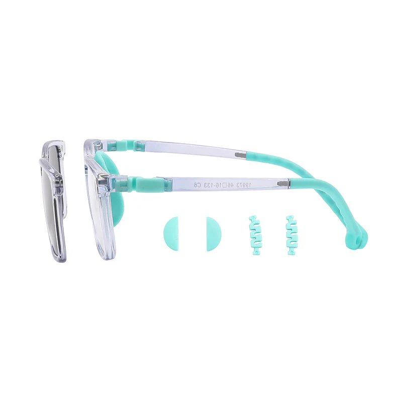 Kirka TR90 Clip-on Sunglasses for Kids Solid Color Magnetic Sun Glasses Child Eyewear Polarized Glasses Fashion Brand Design