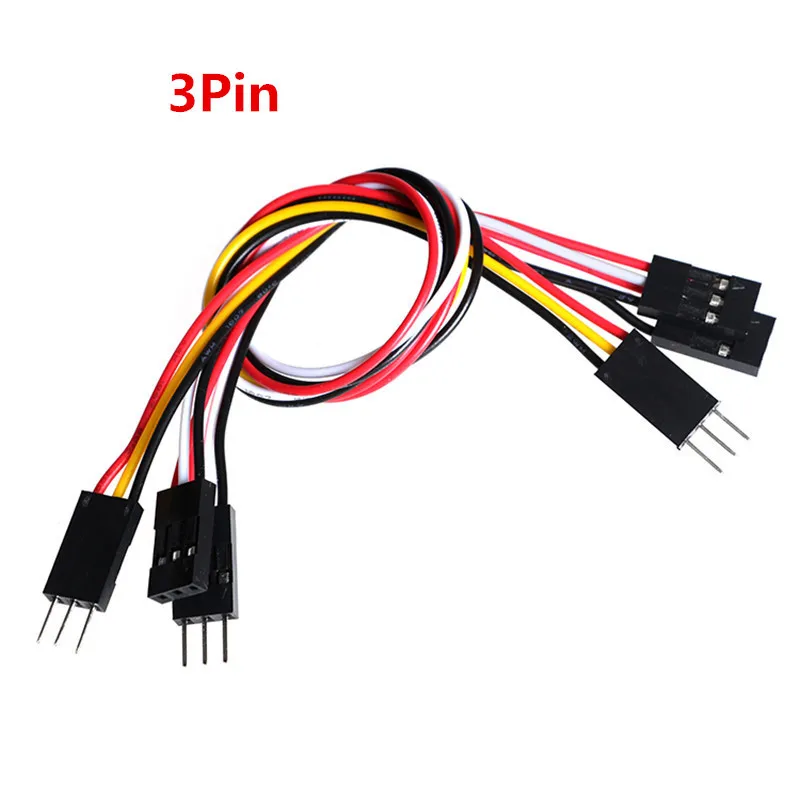 10pcs 2.54mm Pitch Line DIY Electronic Kit for Arduino Breadboard Dupont Cable Male Female Plug Connector Dupont Jumper Wire