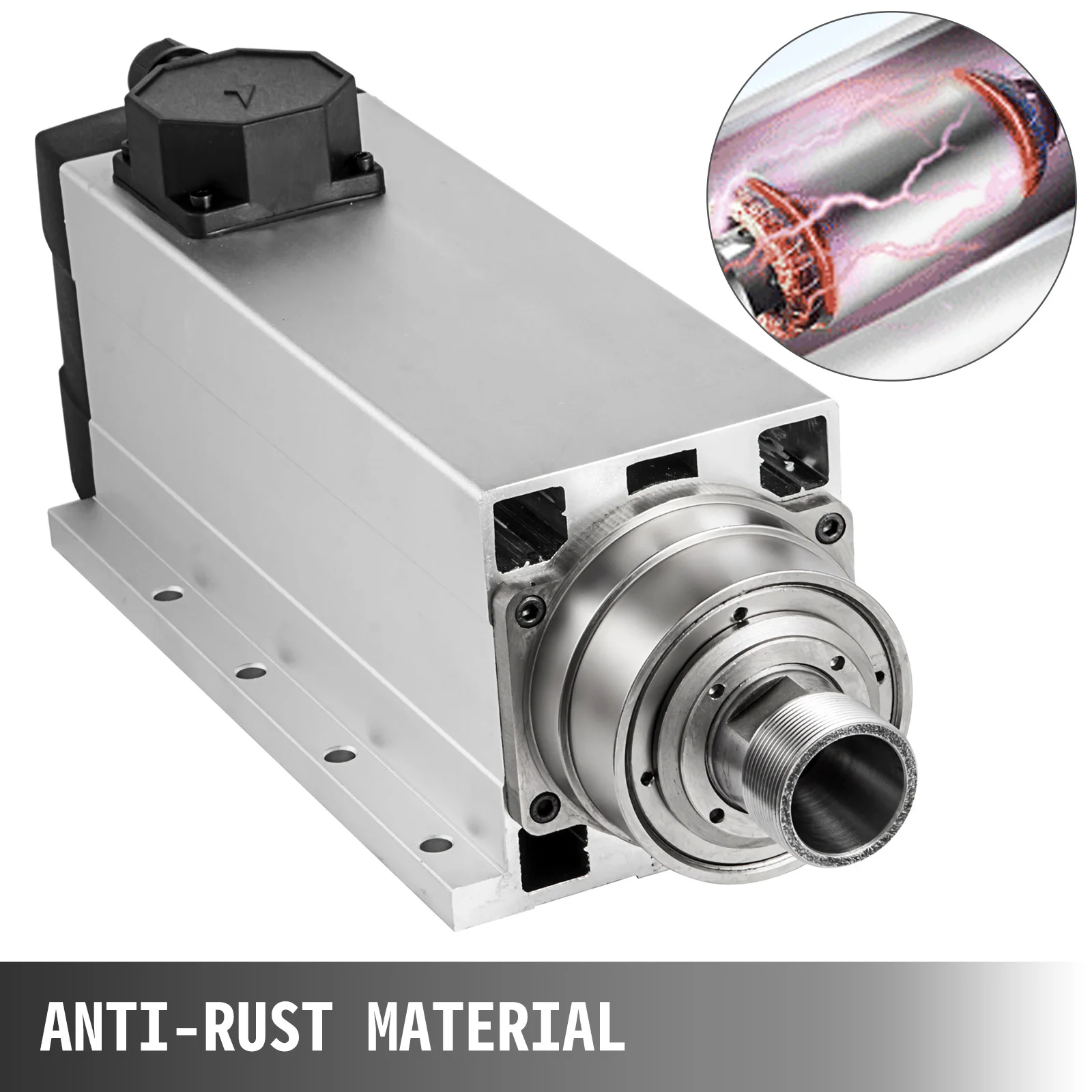VEVOR 7.5KW 380V aggiornato motore mandrino raffreddato ad aria Kit ER32 abbinamento con incisione CNC fresatura convertitore di frequenza macchina