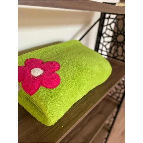 Evelynen Home Single Personality Embroidered Wellsoft Blanket Green 160 X220