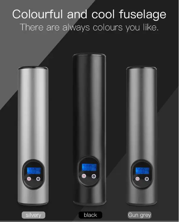 12V Rechargeable Air Pump Tire Inflator Portable Compressor Digital Car Tyre Pump for Car Bicycle Tires Ball Tire Pump Bike PumP