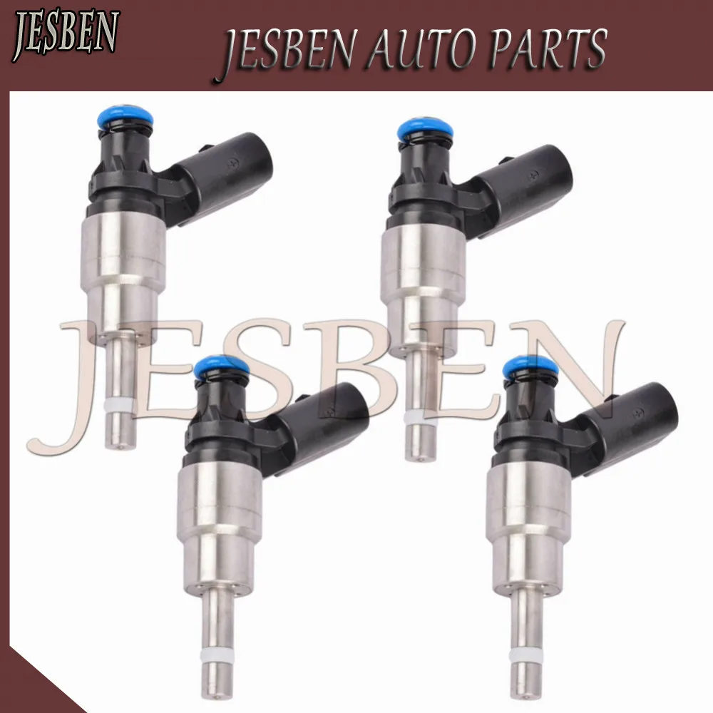 4PCS 06F906036A 0261500020 Fuel Injector Fit for Seat ALTEA TOLEDO 3 EXEO LEON AUDI A3 A4 A6 TT 2.0 TFSI quattro 2004-2013