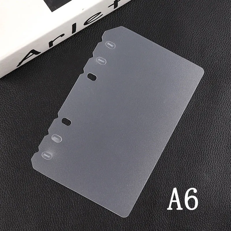 2pcs A4 B5 A5 A6 PP Matt Frosted Plate for Protecting Inner Paper Spacer for Planner Filofax Organizer Divider Separator Board