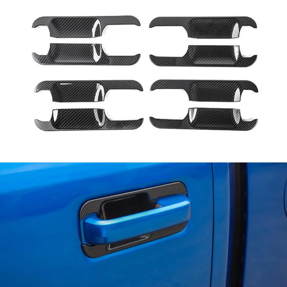 

8pcs/set Car Exterior Door Handle Bowl Cover Trim Styling For Ford F150 2015 Up ABS Auto Molding