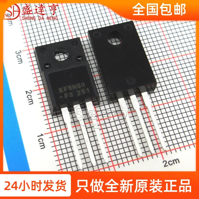 10Pcs/Lot KF5N50FS-U/P KF5N50F 5A/500V TO-220F DIP MOSFET Transistor