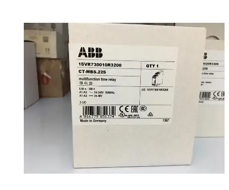 ABB time relay CT-MBS.22S 24-240VAC; 10081648 original authentic 1 piece