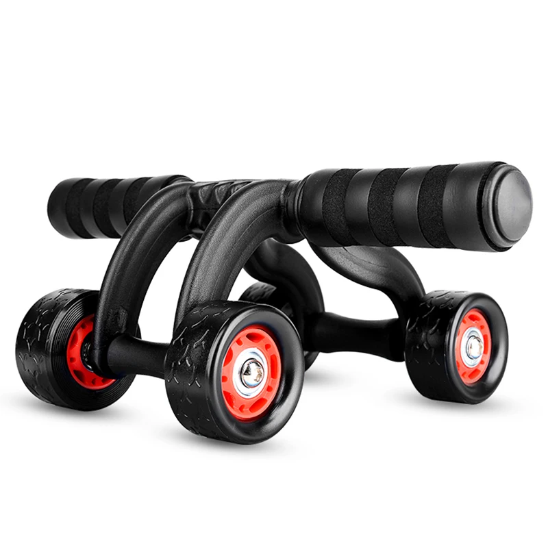 Abdominal Wheel Four-wheel Abdomen Device Male Exercise Abdominal Muscle Volume Abdominal Roller Female Abdomen Household