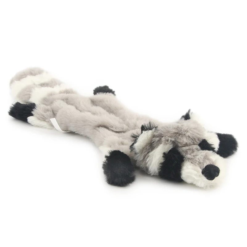 Plush Zebra Squeaky Dog Toy 4