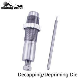 Tactical Reloading Caliber Decapping Depriming Die Removes Crimped-In Primers for LEE 90292 Thread 7/8 inch Diameter Up To 0.560