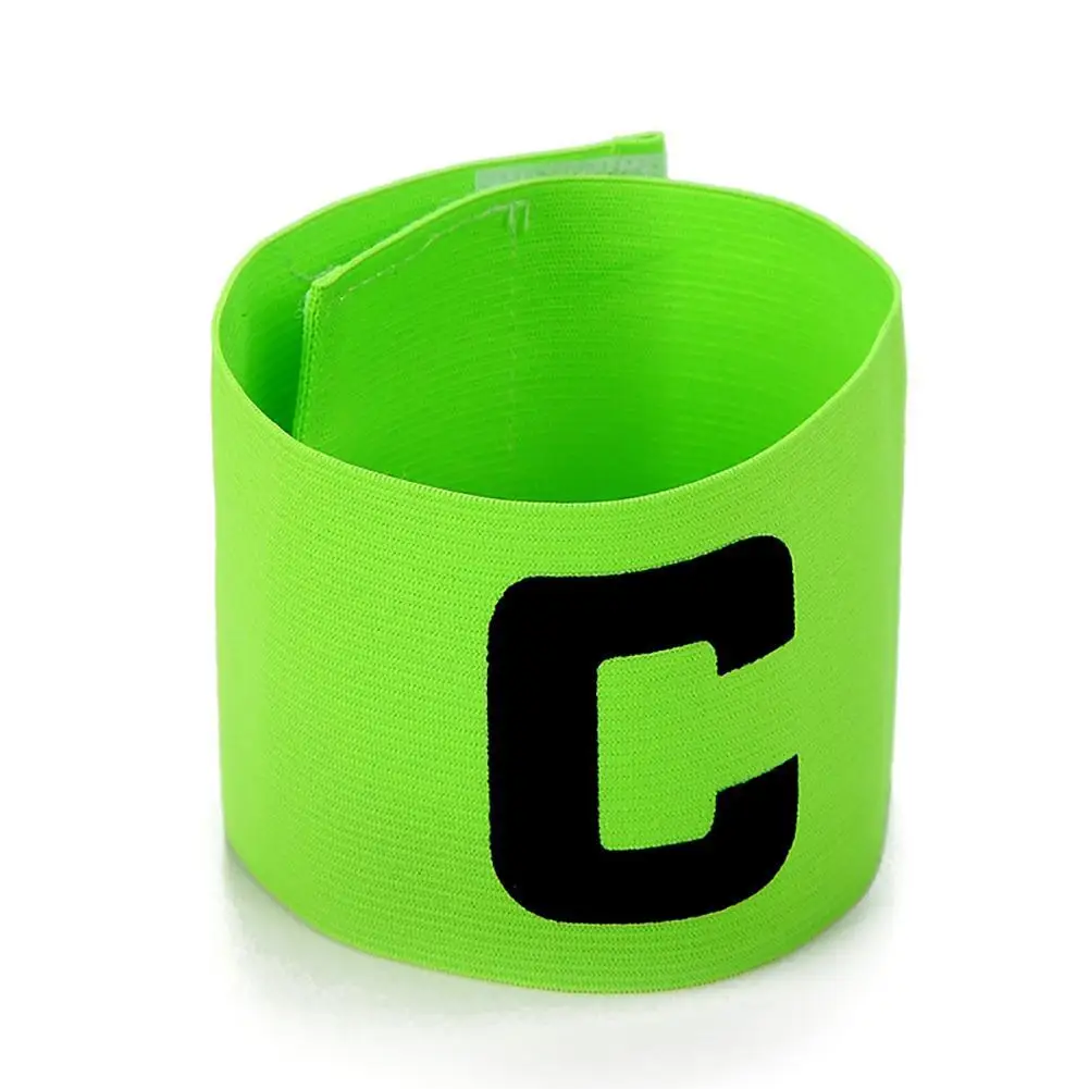 Bright Color Soccer Football Captain Armband Magic Tape Anti-drop Design Strips OutdoorSoprts for Adult and Youth