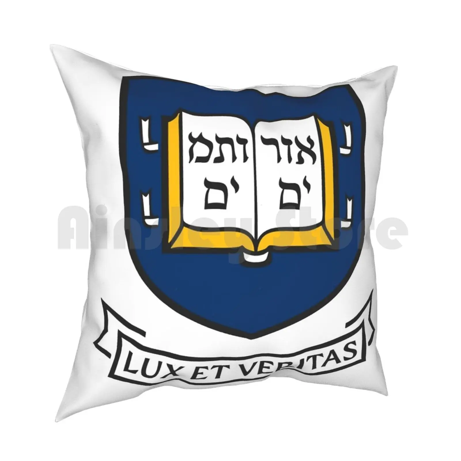 Yale University Pillow Case Printed Home Soft DIY Pillow Cover Yale University College College Student School Smart Navy view 2