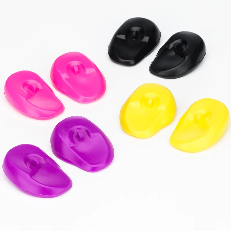 New 1 Pair Silicone Ear Cover Practical Travel Hair Color Showers Water Shampoo Ear Protector Cover for Ear Care