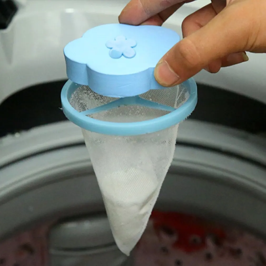 Wasmachine Filter Wasmachine Lint Filter Bag Wasserij Mesh Haar Catcher Wasmachine Cleaning Tools