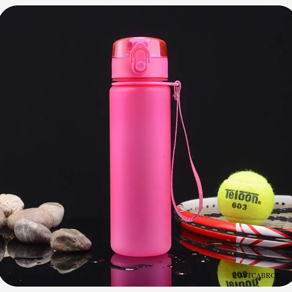 Sports Water Bottle Bpa Free Portable Leak-proof Outdoor Tour Sport Shaker Drink Tritan Plastic 500ml 1000ml Tea Infuser Bottles